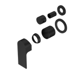 Bianca Shower Mixer With Divertor Separate Back Plate Trim Kits Only Matte Black