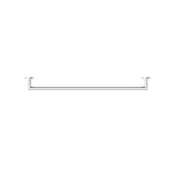 NERO Dolce Single Towel Rail 700mm Brushed Nickel
