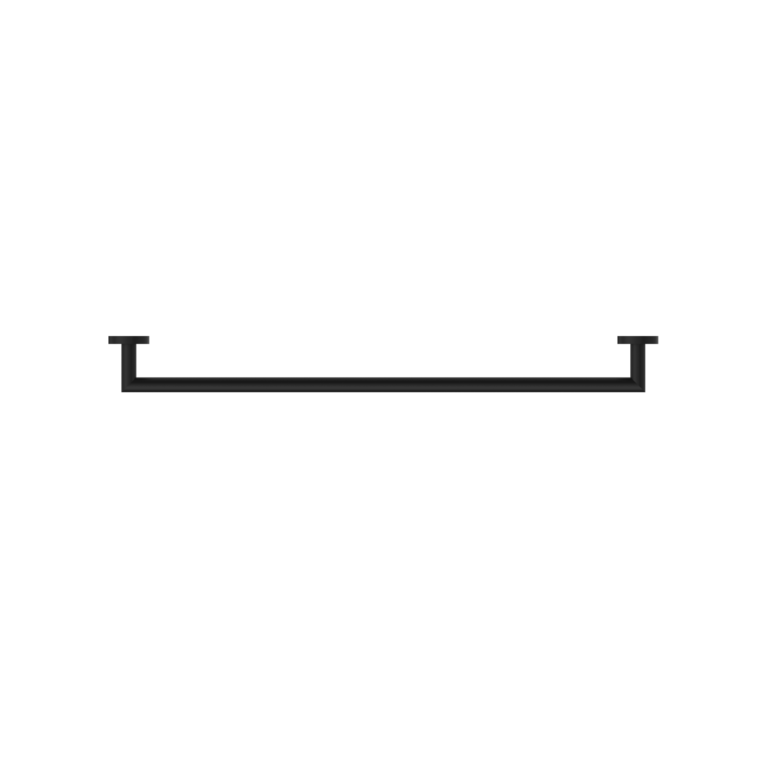 NERO Dolce Single Towel Rail 700mm Matte Black