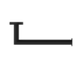 NERO Dolce Hand Towel Rail Matte Black