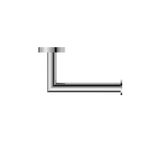 NERO Dolce Toilet Roll Holder Chrome