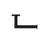 NERO Dolce Toilet Roll Holder Matte Black