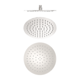 250mm Round Stainless Steel Shower Head 4 Star Rating Brushed Nickel