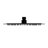 250mm Round Stainless Steel Shower Head 4 Star Rating Matte Black