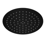 250mm Round Stainless Steel Shower Head 4 Star Rating Matte Black
