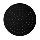 250mm Round Stainless Steel Shower Head 4 Star Rating Matte Black