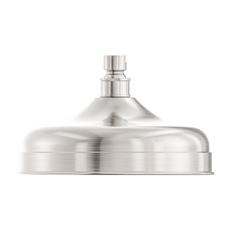 York 200mm Shower Head Brushed Nickel