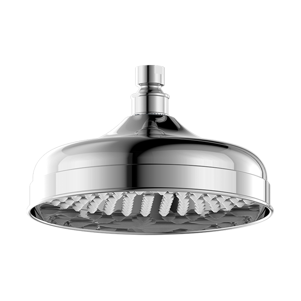 York 200mm Shower Head Chrome