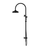 York Twin Shower With Metal Hand Shower Matte Black