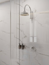 York Shower Mixer With Metal Lever Chrome