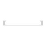PEARL SINGLE TOWEL RAIL 600MM CHROME