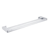 PEARL DOUBLE TOWEL RAIL 600MM CHROME