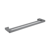 PEARL DOUBLE TOWEL RAIL 600MM GUN METAL