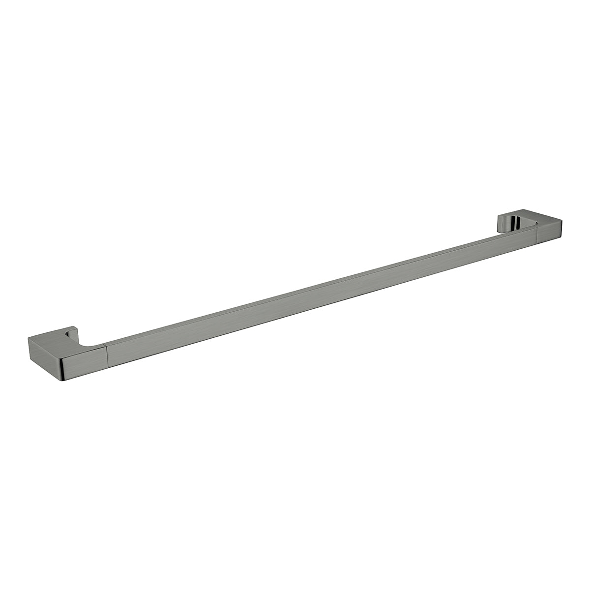 PEARL SINGLE TOWEL RAIL 800MM GUN METAL