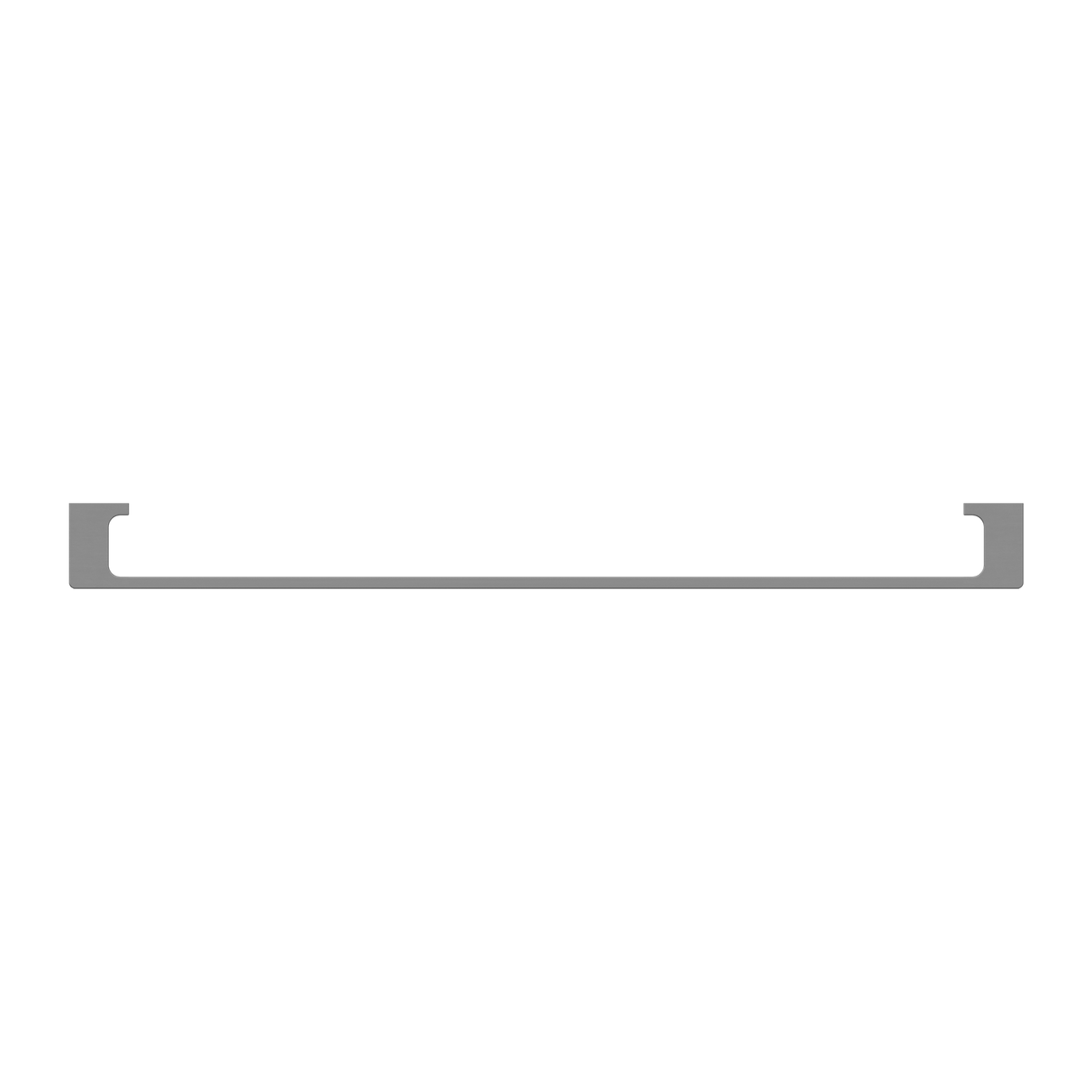 PEARL SINGLE TOWEL RAIL 800MM GUN METAL