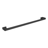 PEARL SINGLE TOWEL RAIL 800MM MATTE BLACK