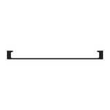 PEARL SINGLE TOWEL RAIL 800MM MATTE BLACK
