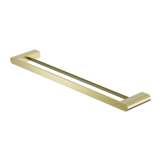 Bianca Double Towel Rail 600mm Brushed Gold