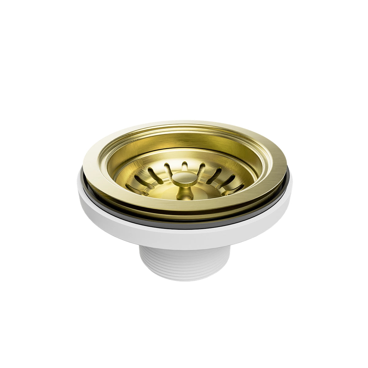 Kitchen Sink Basket Waste Brushed Gold