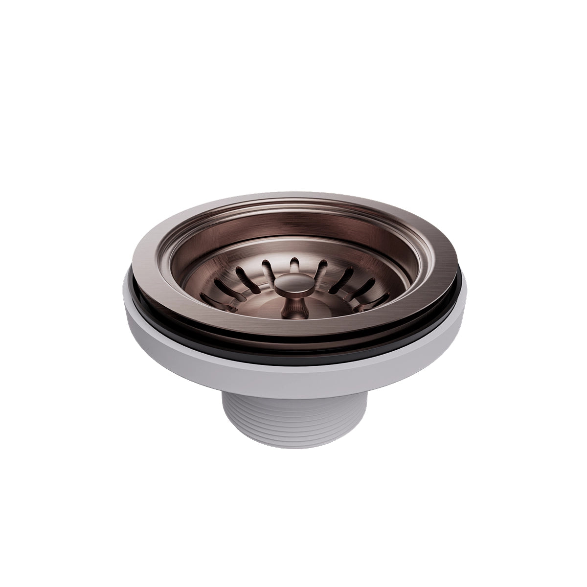 Kitchen Sink Basket Waste Brushed Bronze