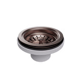 Kitchen Sink Basket Waste Brushed Bronze