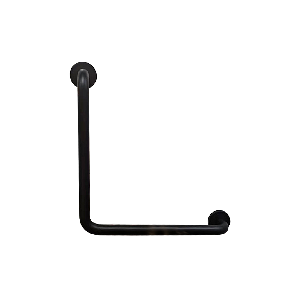 CLASSIC CARE SS304 450X450 RIGHT ANGLE GRAB BAR (CONCEALED FIXING) MATTE BLACK
