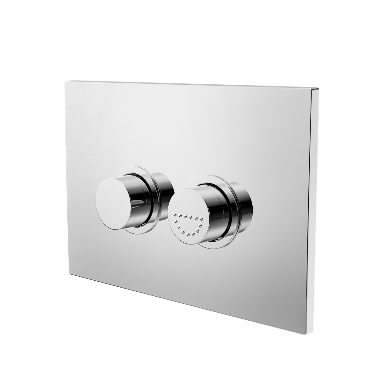 Raised Disabled Care Pneumatic Flush Buttons Plate Dda Compliant Chrome