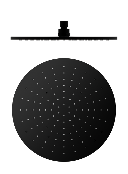 300mm Round Shower Head Matte Black