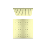 250mm Square Shower Head Brushed Gold
