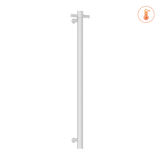 Heated Vertical Towel Rail Matte White