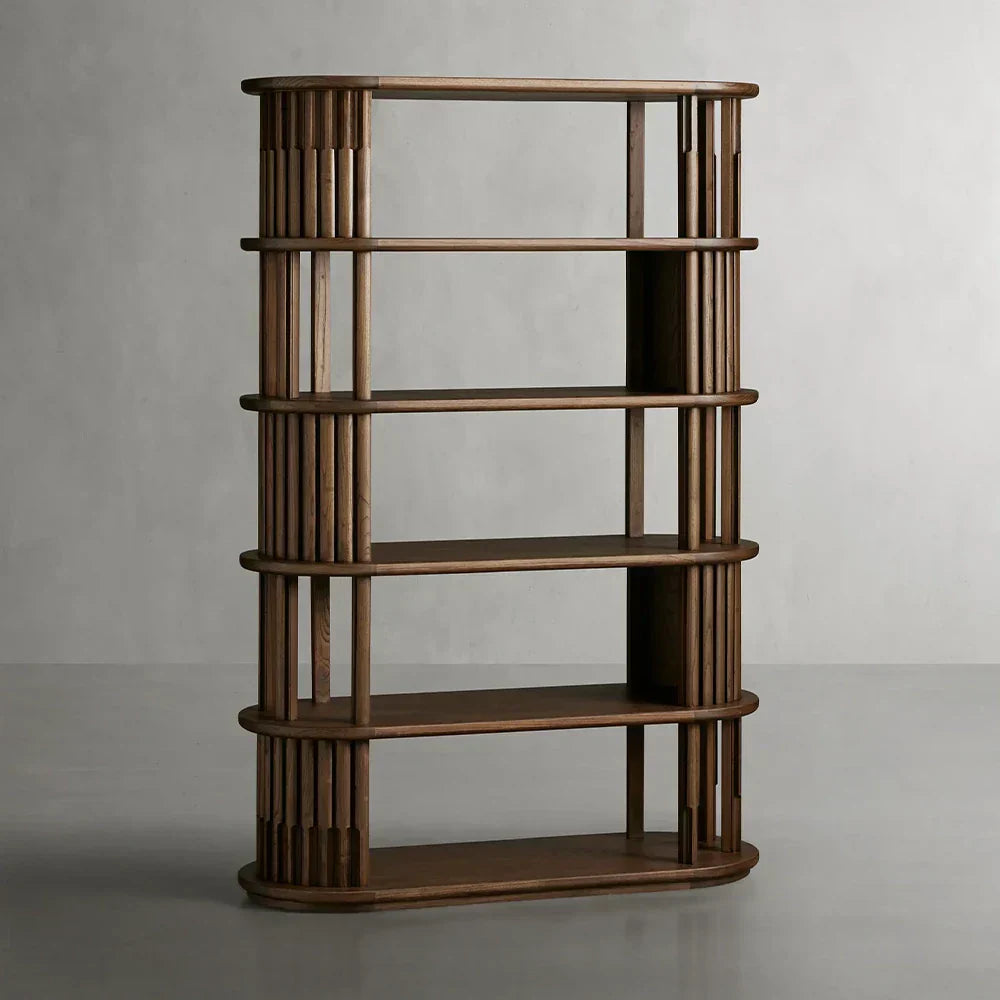 Paleta Solid Oak Wood Bookcase