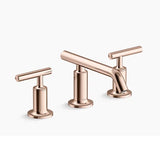 Purist Basin Set with Low Spout  Rose Gold 14410A-B4-RGD