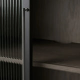 Rowan Modular Tall Display Cabinet Reeded Glass Doors