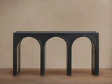 Hattie Oak Entrance Console Table Country Entryway Table