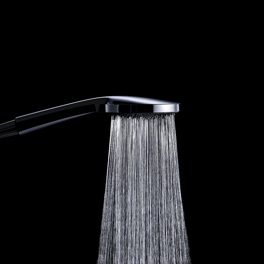 Opal Shower Rail With Air Shower Brushed Nickel