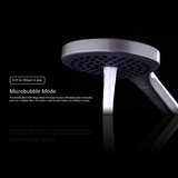 MECCA SHOWER ON BRACKET WITH AIR SHOWER II BRUSHED NICKEL