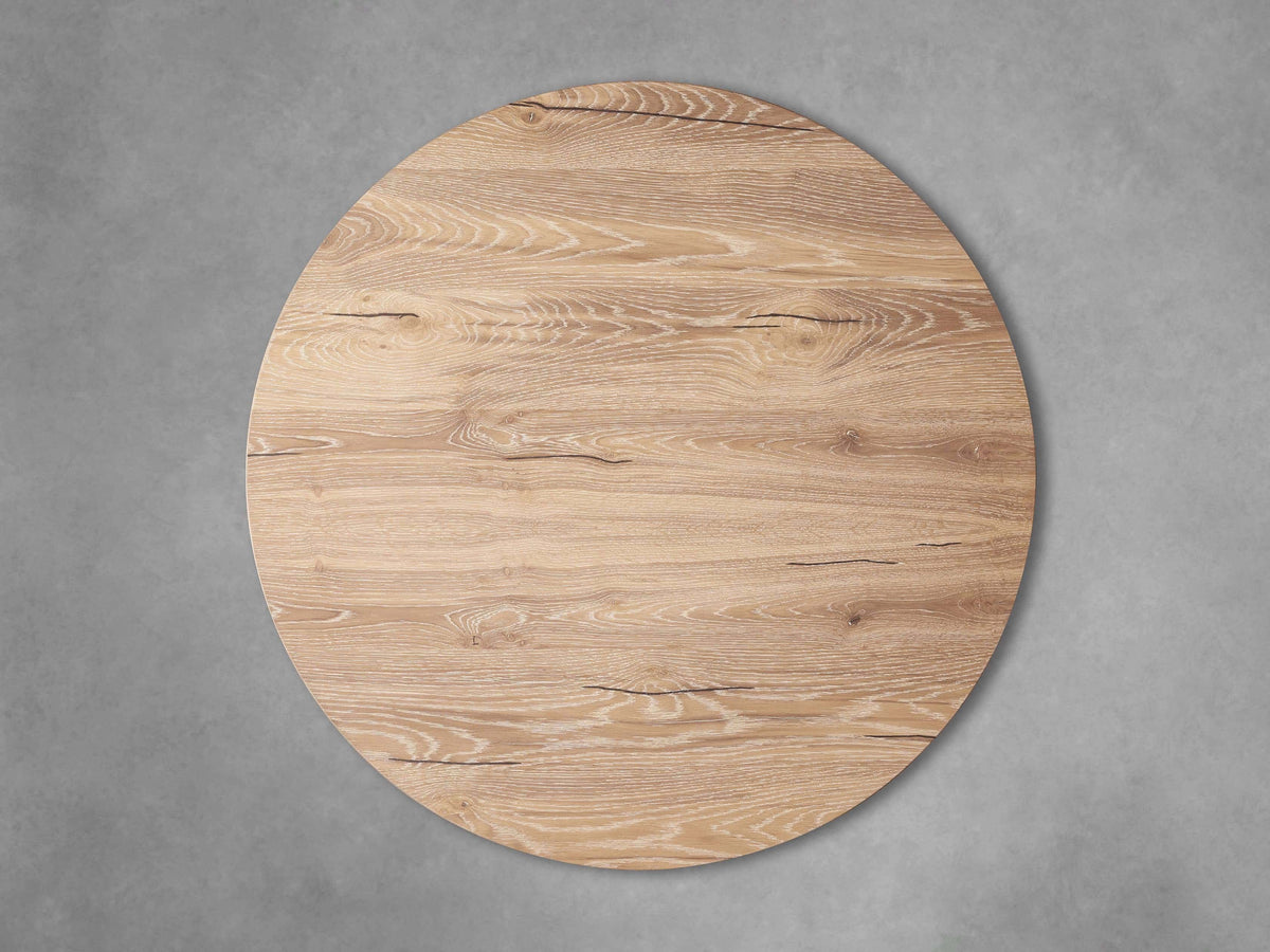 Sullivan Wood Round Coffee Table Oak Sofa Center Tea Table