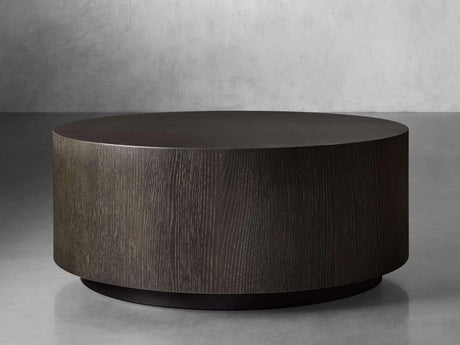 Sullivan Wood Round Coffee Table Oak Sofa Center Tea Table