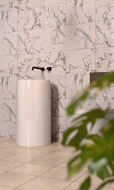 MECCA BASIN/BATH SPOUT INLET 1/2 BSP ONLY 160MM MATTE BLACK