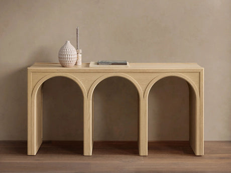 Hattie Oak Entrance Console Table Country Entryway Table