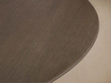 Saint Germain Round Oak Dining Table with Wood Dauphine Base