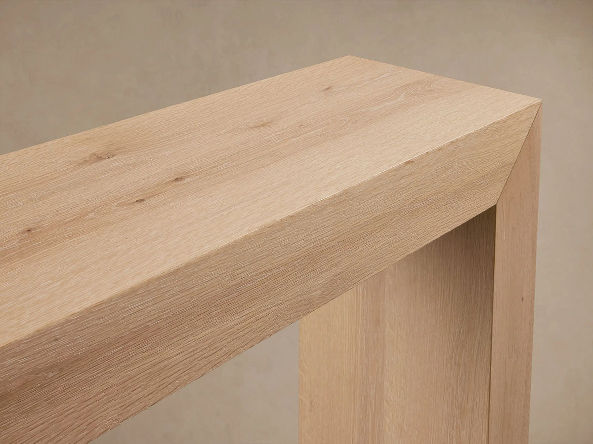 Sullivan Entryway Console Table Solid Oak Hallway Entrance Table