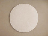 Saint Germain Round Marble Stone Dining Table With Clement Base