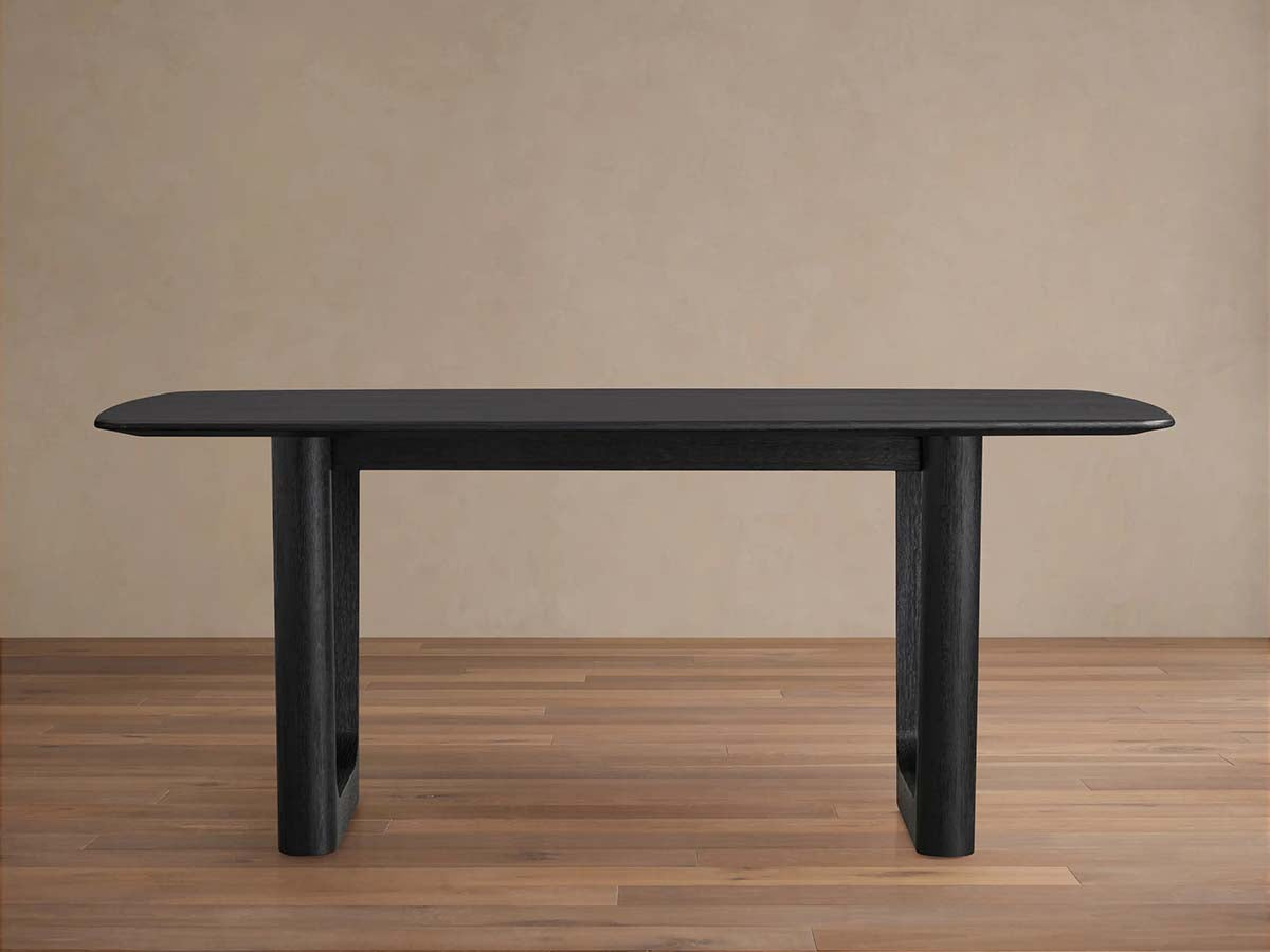 Saint Germain Wood Rectangle Dining Table With Rennes Base
