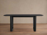 Saint Germain Wood Rectangle Dining Table With Rennes Base