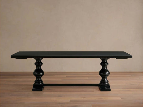Tuscany Wood Extension Dining Table Oval Poplar Dining Table