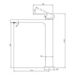 BIANCA TALL BASIN MIXER CHROME