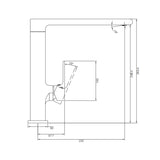 Bianca Kitchen Mixer Chrome