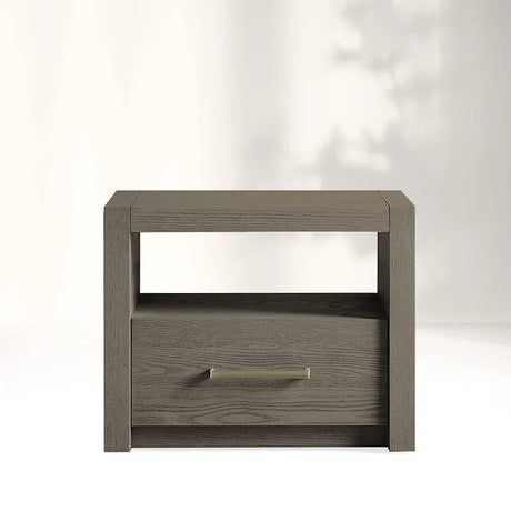 Palmer Storage Nightstand Wood Bedside Table Parsons Night side Cabinet With Drawer