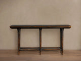 Yasu Pine Entrance Console Table Wood Hallway Entryway Table